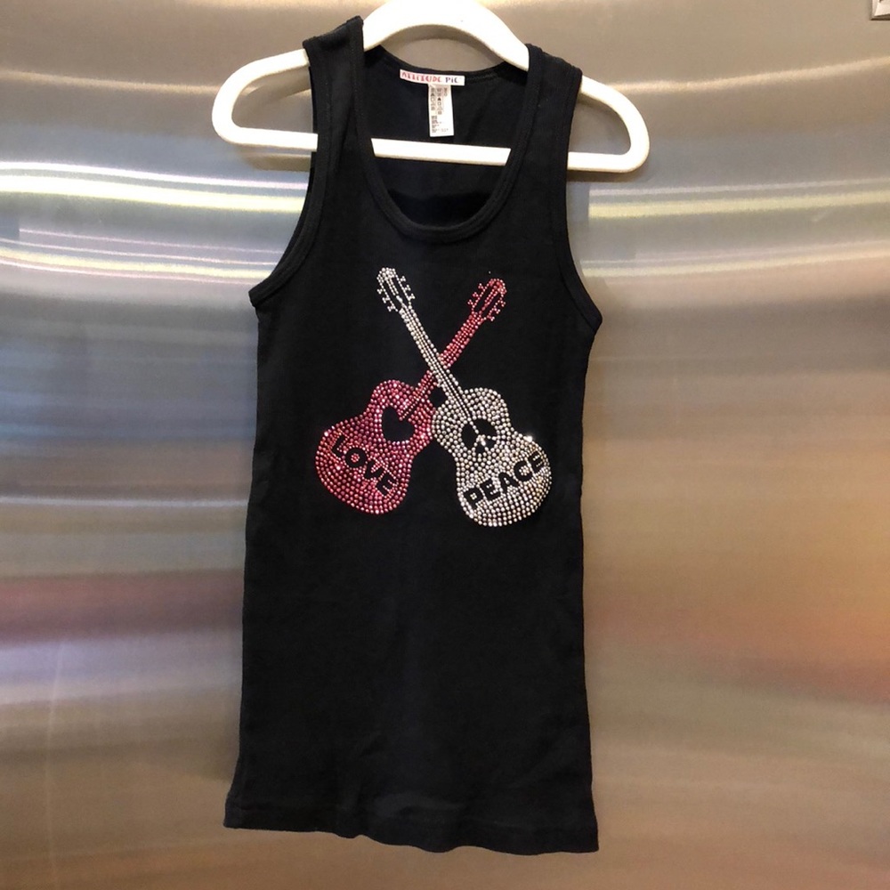 Attitude Pie Bedazzled Tank